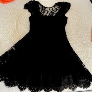 Lacy black dress